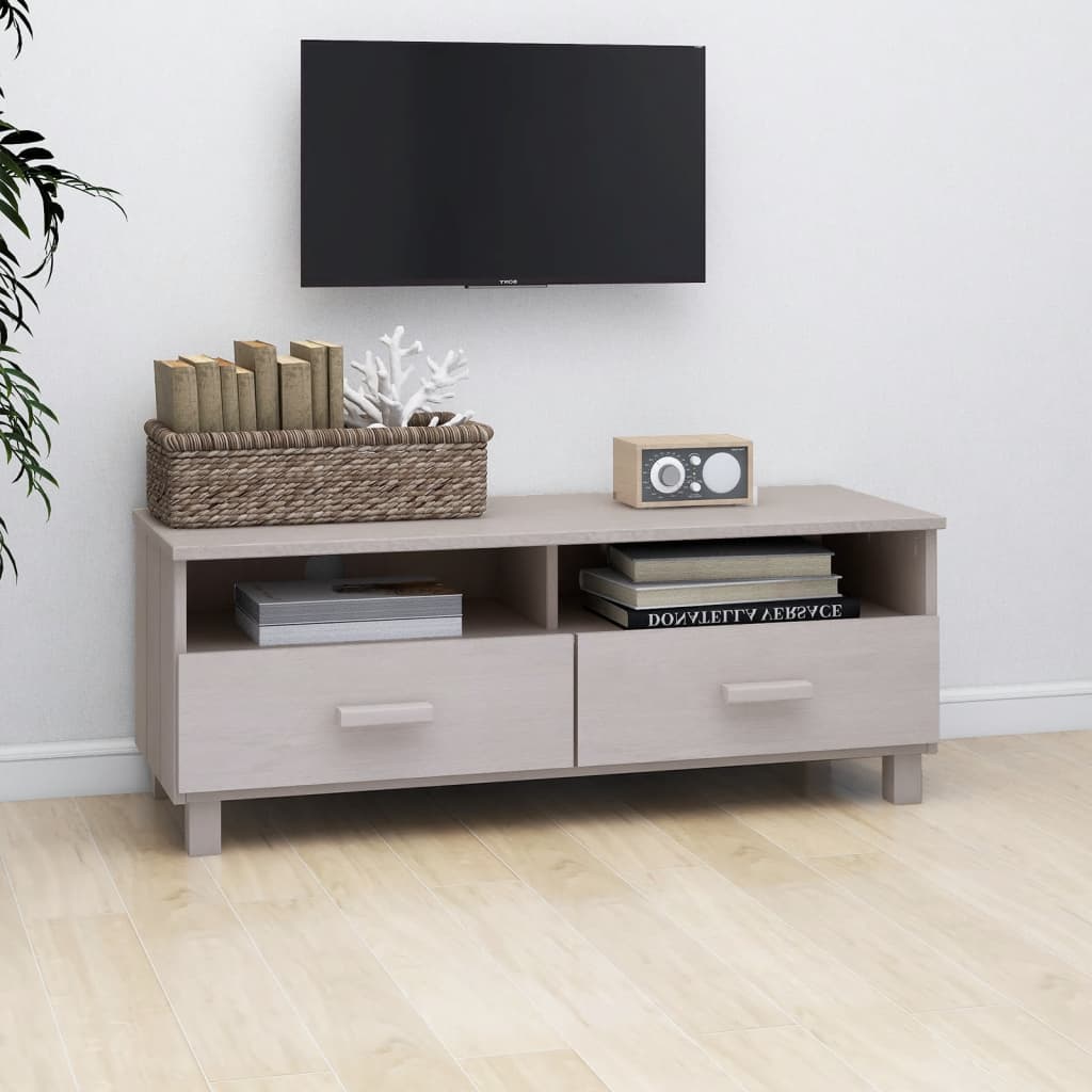 TV Cabinet HAMAR  106x40x40 cm Solid Wood Pine