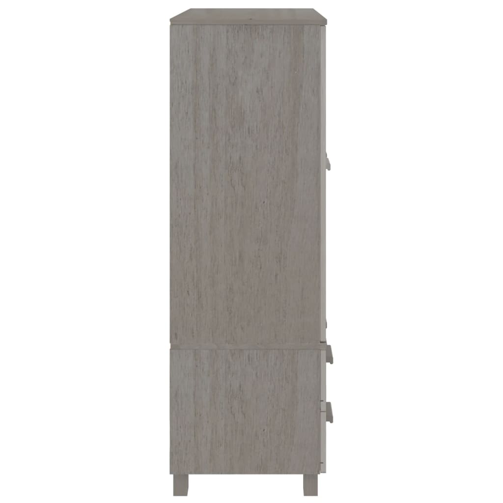 Wardrobe HAMAR Light  99x45x137 cm Solid Wood Pine