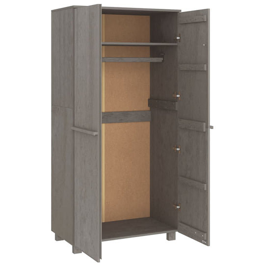 Wardrobe HAMAR Light  89x50x180 cm Solid Wood Pine