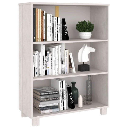 Book Cabinet HAMAR  85x35x112 cm Solid Wood Pine