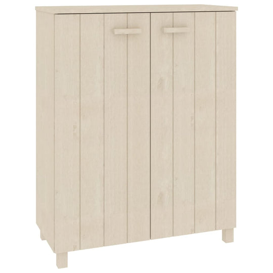 Shoe Cabinet HAMAR Honey  85x40x108 cm Solid Wood Pine
