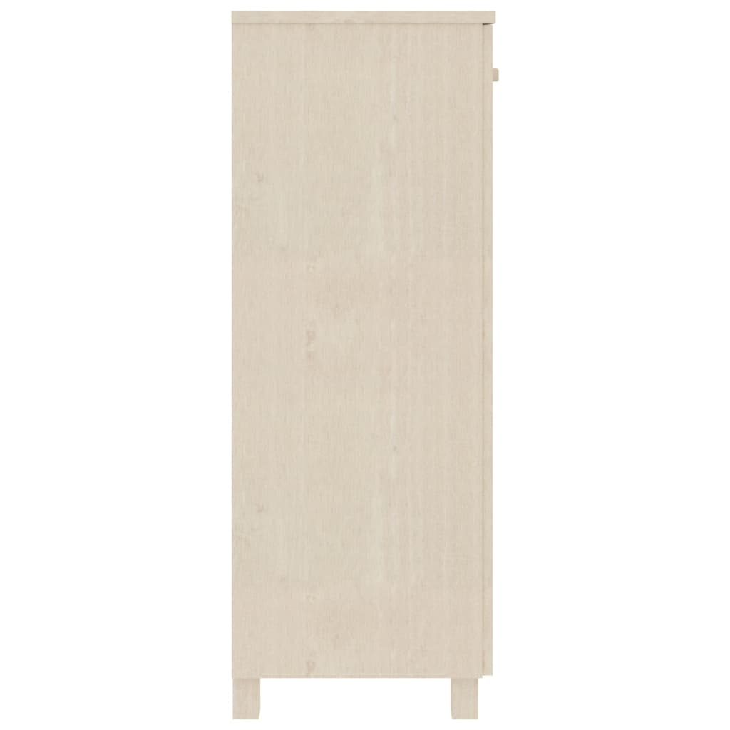 Shoe Cabinet HAMAR Honey  85x40x108 cm Solid Wood Pine