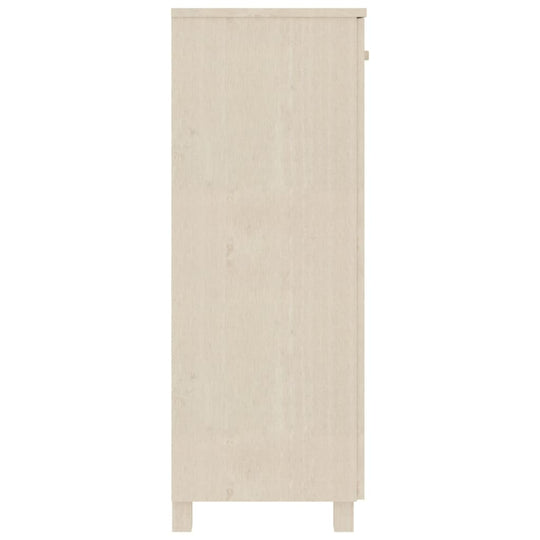Shoe Cabinet HAMAR Honey  85x40x108 cm Solid Wood Pine
