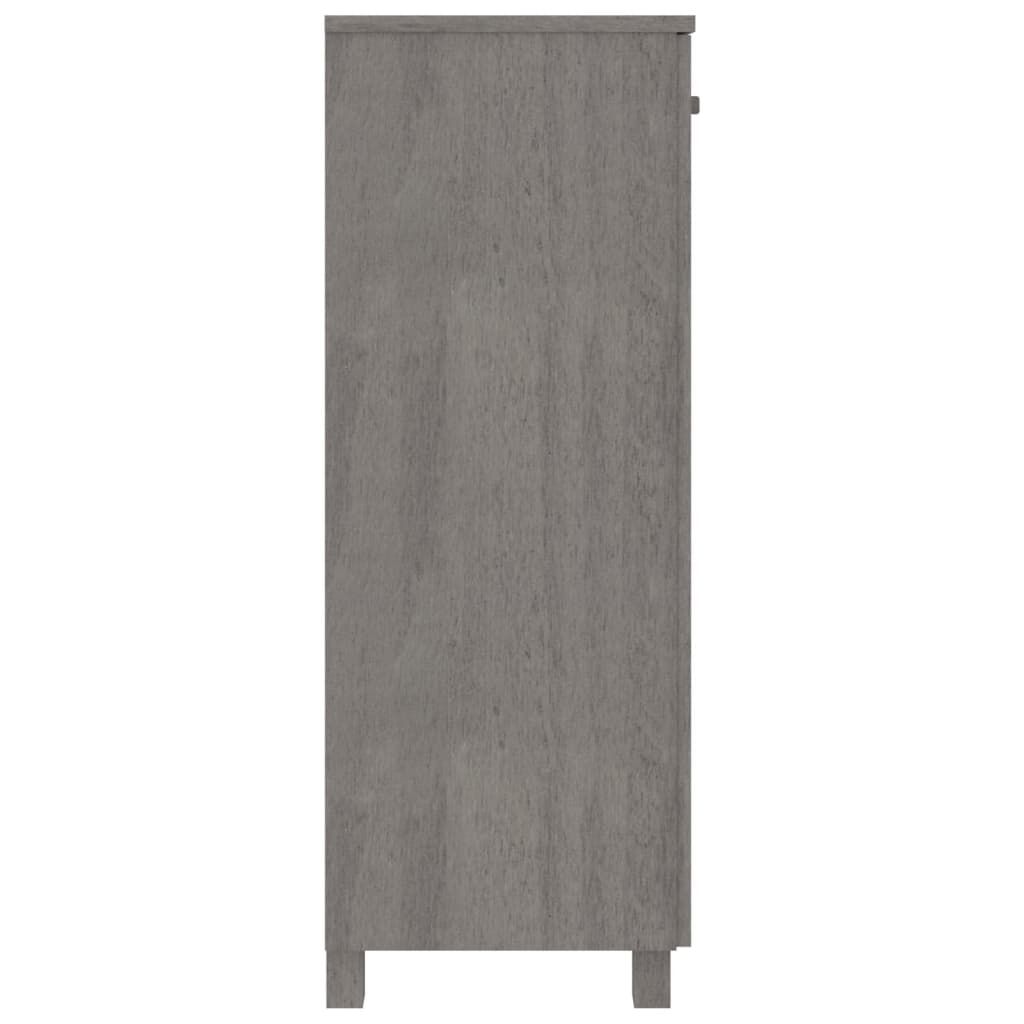 Shoe Cabinet HAMAR Light  85x40x108 cm Solid Wood Pine