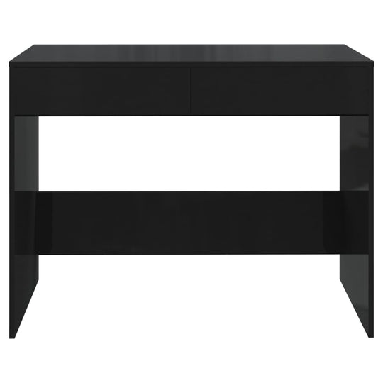 Desk Black 101x50x76.5 cm Engineered Wood