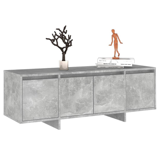 TV Cabinet Concrete Grey 120x30x40.5 cm Engineered Wood