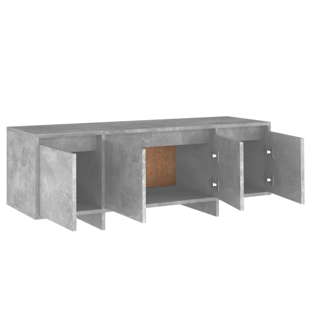 TV Cabinet Concrete Grey 120x30x40.5 cm Engineered Wood