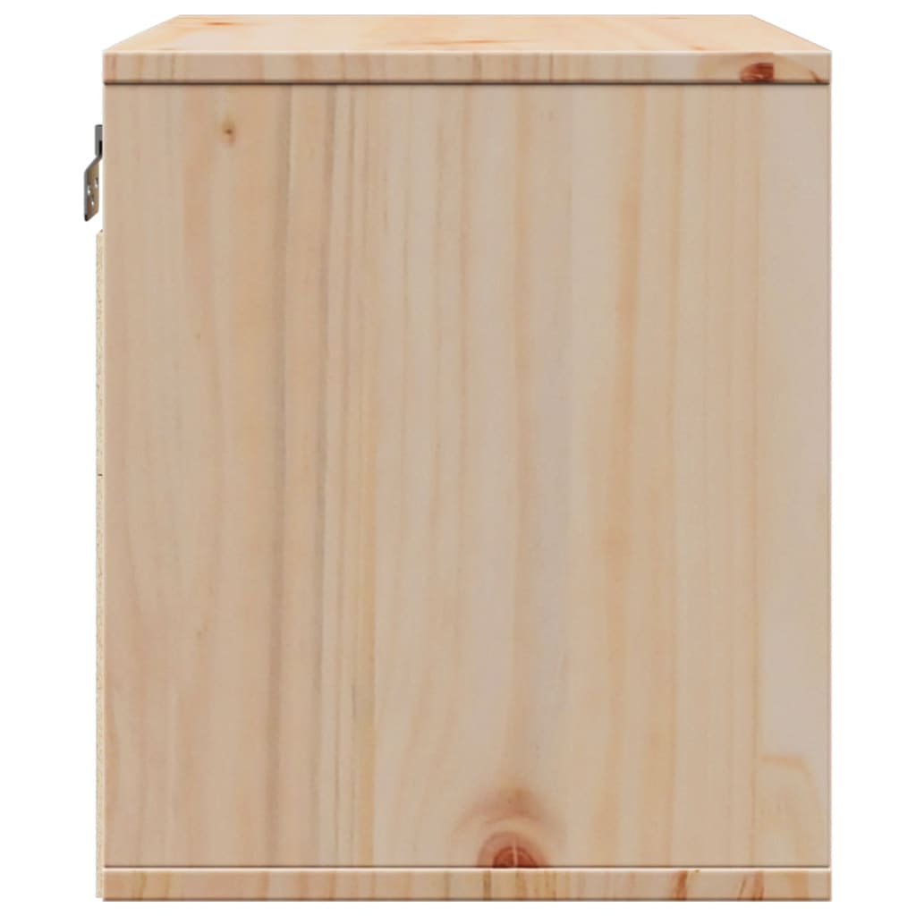 Solid pinewood wall cabinet, 45x30x35 cm, ideal for decor and storage, enhances any living space, practical furniture solution.