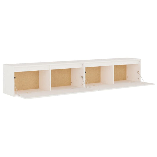 Wall Cabinets 2 pcs 100x30x35 cm Solid Wood Pine , cabinet , eligant,Furniture -,Modern Design,new-305021,Shelving -,Wall Shelves & Ledges,Wooden Furniture