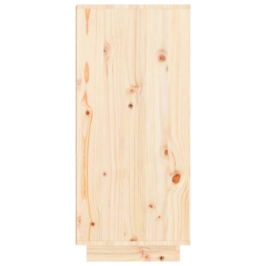 Wooden panel of solid pine, showcasing the natural grain and color, ideal for furniture construction or crafting.