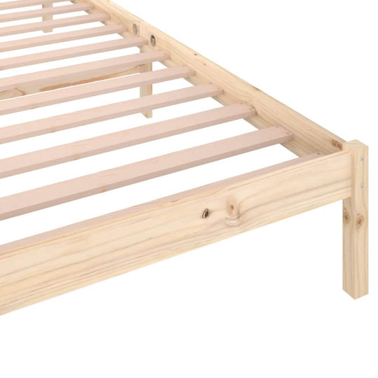 Solid wood pine bed frame slats, durable design for 90x200cm mattresses, perfect for day bed or overnight guests.