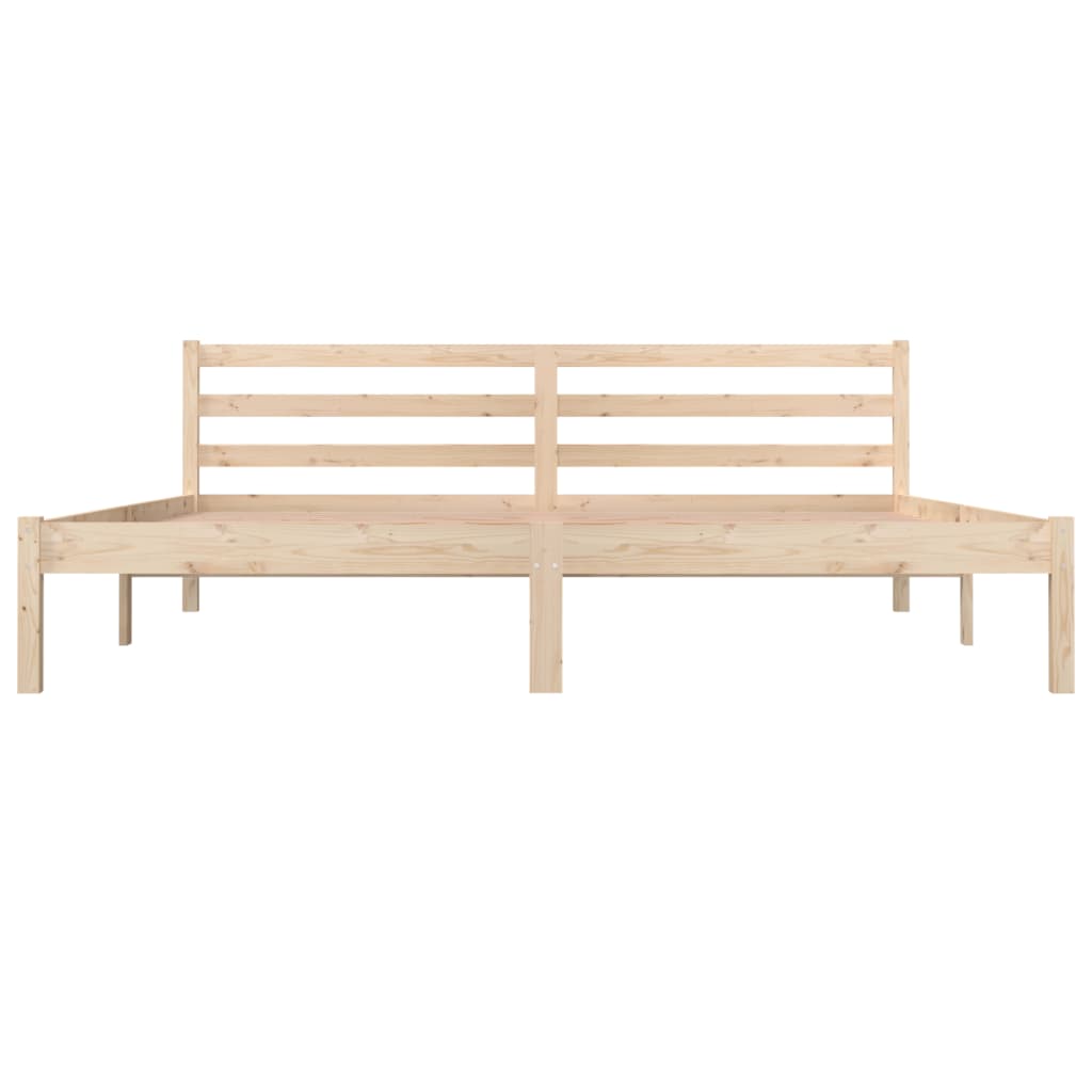 Bed Frame Solid Wood Pine 180x200 cm Super King Size , Furniture -> Beds & Accessories -> Beds & Bed Frames , Beds & Accessories -,Beds & Bed Frames,Furniture -,new-305021