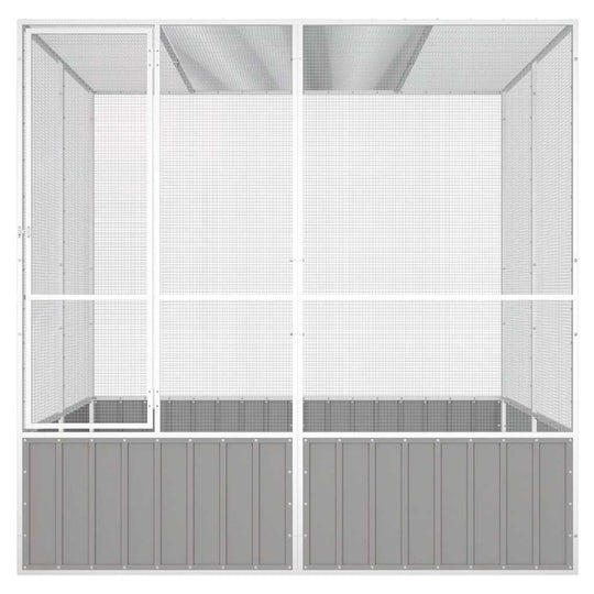 Bird Cage  213.5x217.5x211.5 cm Galvanised Steel