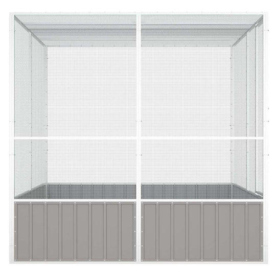 Bird Cage  213.5x217.5x211.5 cm Galvanised Steel