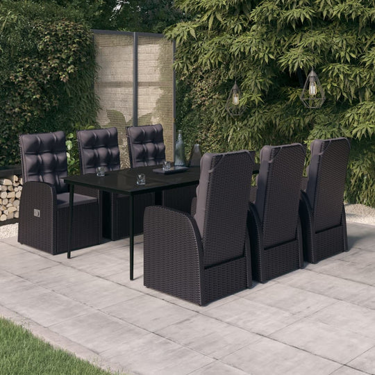 7 Piece Garden Dining Set with Cushions , Furniture -> Outdoor Furniture -> Outdoor Furniture Sets , Chairs -,Durable,eligant,Furniture -,Home & Garden -,Home Decor,Modern Design,new-305021,Outdoor Furniture -,Outdoor Furniture Sets,Outdoor Seating -,Tabl