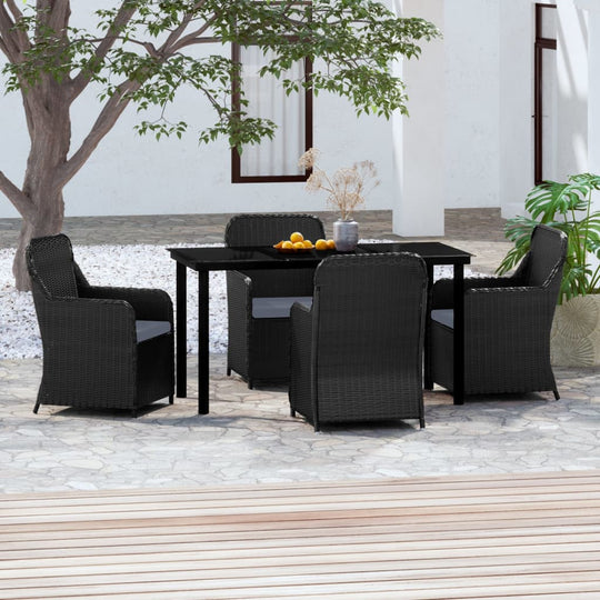 5 Piece Garden Dining Set with Cushions , Furniture -> Outdoor Furniture -> Outdoor Furniture Sets , Chairs -,Durable,eligant,Furniture -,Home & Garden -,Home Decor,Modern Design,new-305021,Outdoor Furniture -,Outdoor Furniture Sets,Outdoor Seating -,Tabl