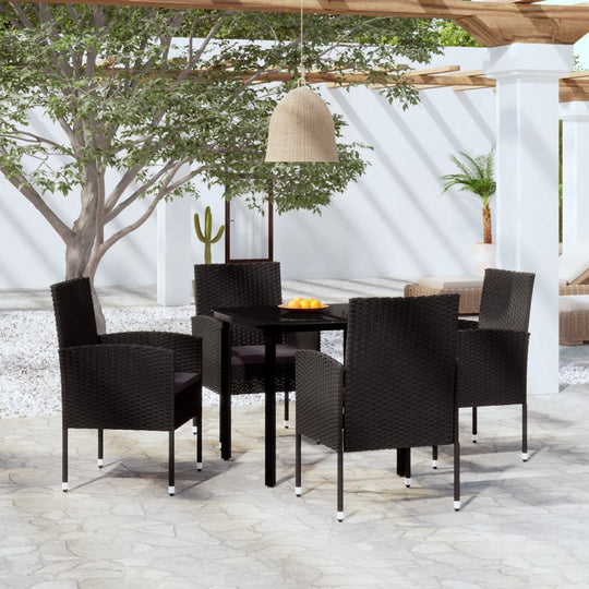 5 Piece Garden Dining Set , Furniture -> Outdoor Furniture -> Outdoor Furniture Sets , Chairs -,Durable,eligant,Furniture -,Home & Garden -,Home Decor,Modern Design,new-305021,Outdoor Furniture -,Outdoor Furniture Sets,Outdoor Seating -,Tables -