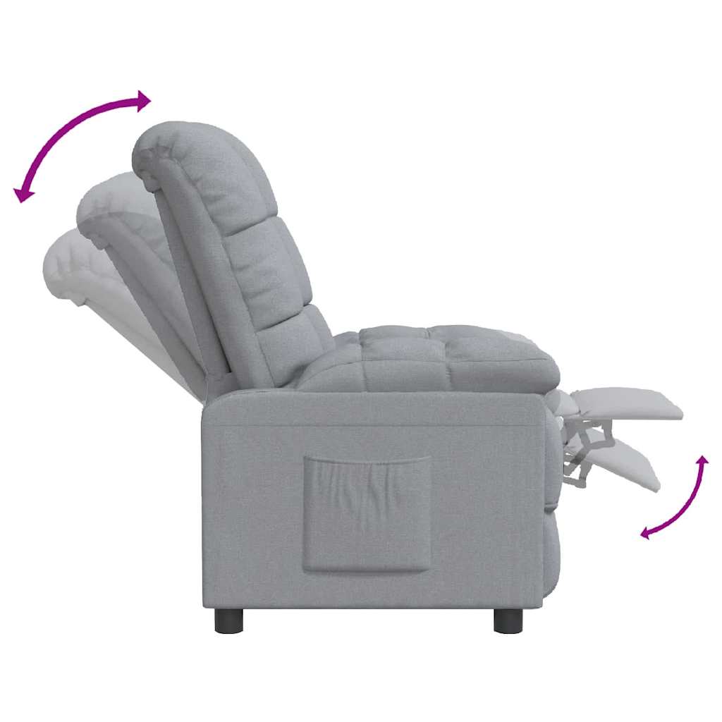 Recliner Chair Light  Fabric