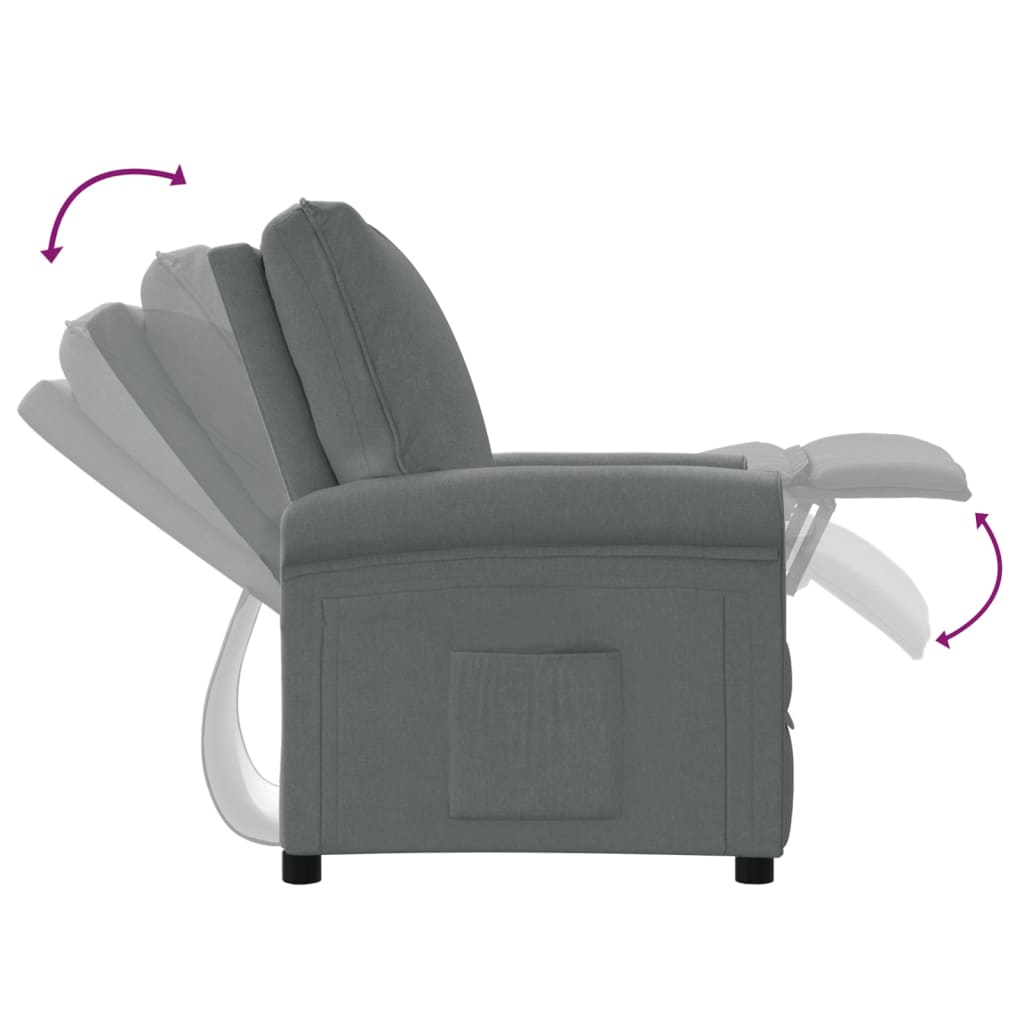 Recliner Chair Dark  Fabric