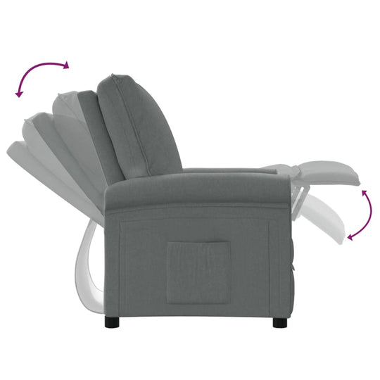 Recliner Chair Dark  Fabric