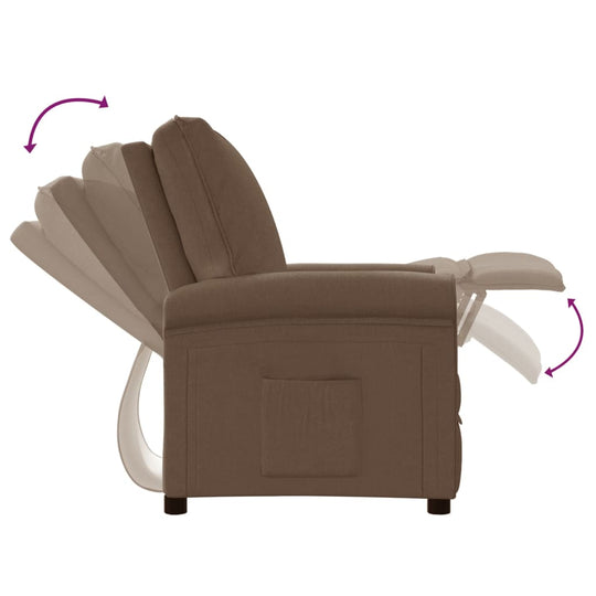 Fabric Recliner Chair Black – Comfortable Seating UAE with adjustable reclining positions for ultimate relaxation.