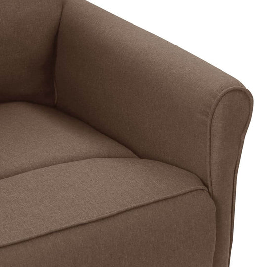 Fabric Recliner Chair Black – Comfortable Seating UAE armrest detail in soft fabric for added comfort.