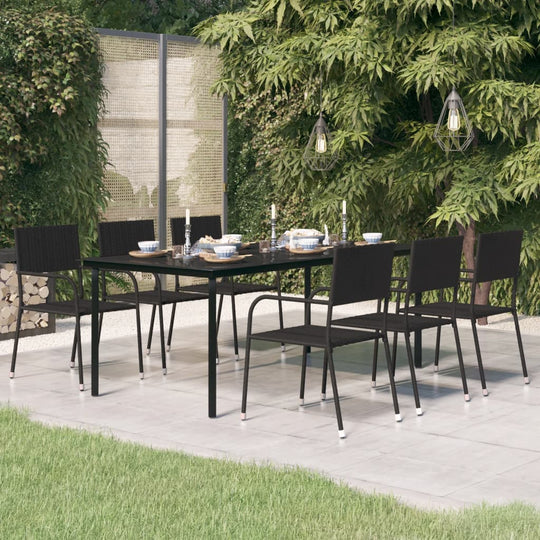 Garden Dining Table 200x100x74 cm Steel and Glass , Furniture -> Outdoor Furniture -> Outdoor Tables , Durable,eligant,Furniture -,Home & Garden -,Modern Design,new-305021,Outdoor Furniture -,Outdoor Furniture Sets,Outdoor Seating -,Outdoor Tables,Tables