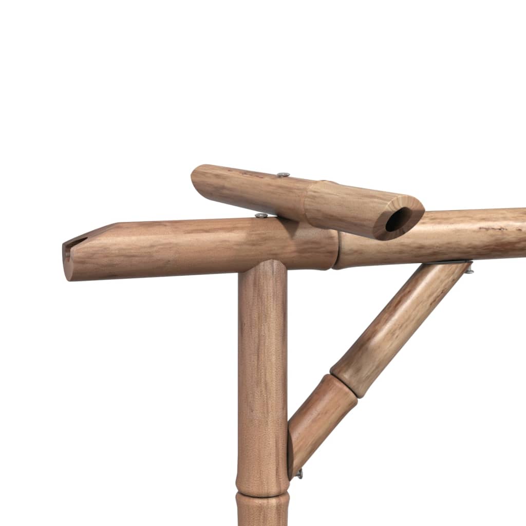 Close-up of Pergola Bamboo 385x40x205 cm showcasing weather-resistant bamboo construction