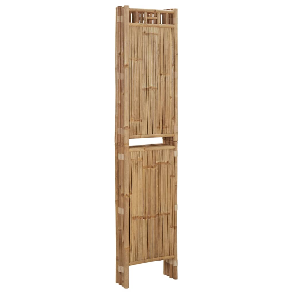 4-panel bamboo room divider, 160x180 cm, stylish outdoor furniture for privacy and decoration.