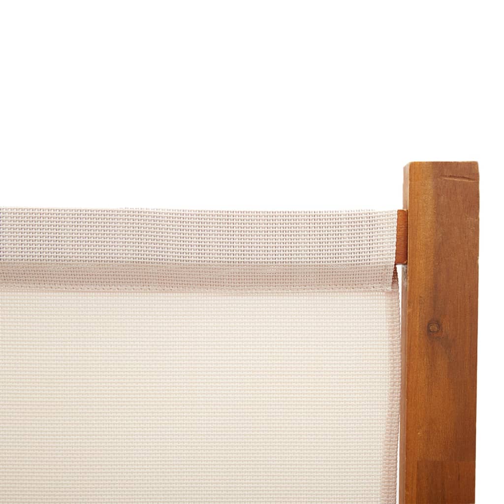 room partition 5-Panel Room Divider  White 350x180 cm