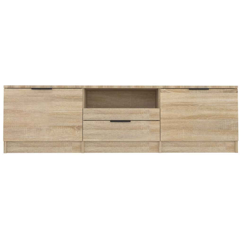 TV Cabinet Sonoma Oak 140x35x40 cm Engineered Wood , Furniture -> Entertainment Centers & TV Stands , Durable,eligant,Entertainment Centers & TV Stands,Furniture -,Home & Garden -,Modern Design,new-305021