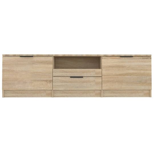 TV Cabinet Sonoma Oak 140x35x40 cm Engineered Wood , Furniture -> Entertainment Centers & TV Stands , Durable,eligant,Entertainment Centers & TV Stands,Furniture -,Home & Garden -,Modern Design,new-305021