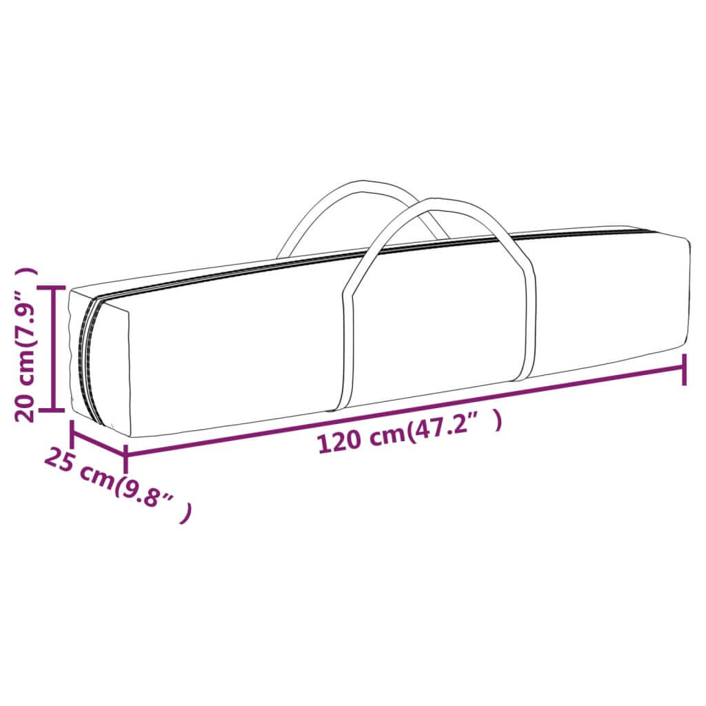 Folding Party Tent with Sidewalls Anthracite 2x2 m