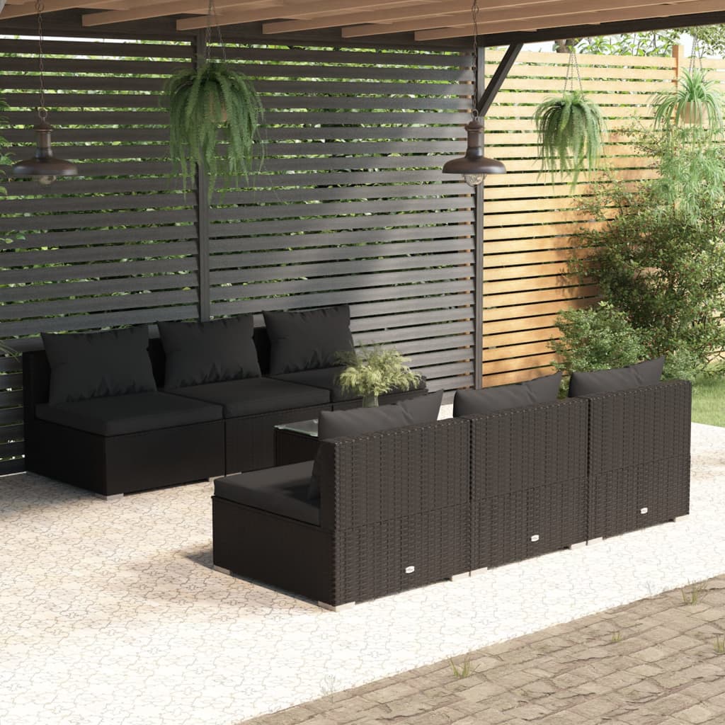 7 Piece Garden Lounge Set with Cushions Poly Rattan , Furniture -> Outdoor Furniture -> Outdoor Furniture Sets , Decor -,Durable,eligant,Furniture -,Home & Garden -,Home Decor,Modern Design,new-305021,Outdoor Furniture -,Outdoor Furniture Sets,Outdoor Sea