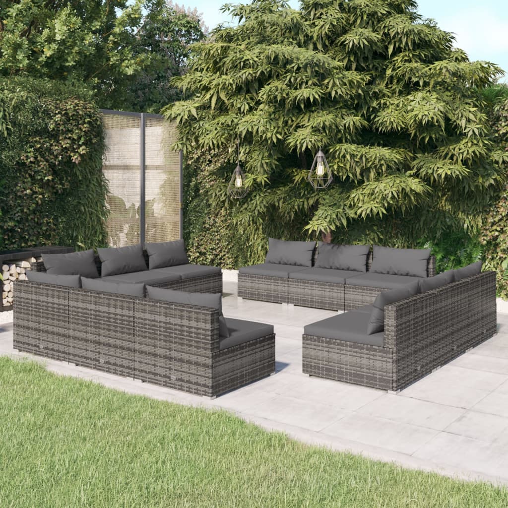 8 Piece Garden Lounge Set with Cushions Poly Rattan , Furniture -> Outdoor Furniture -> Outdoor Furniture Sets , black,Chairs -,Durable,eligant,Furniture -,Home & Garden -,Home Decor,Modern Design,new-305021,Outdoor Furniture -,Outdoor Furniture Sets,Outd