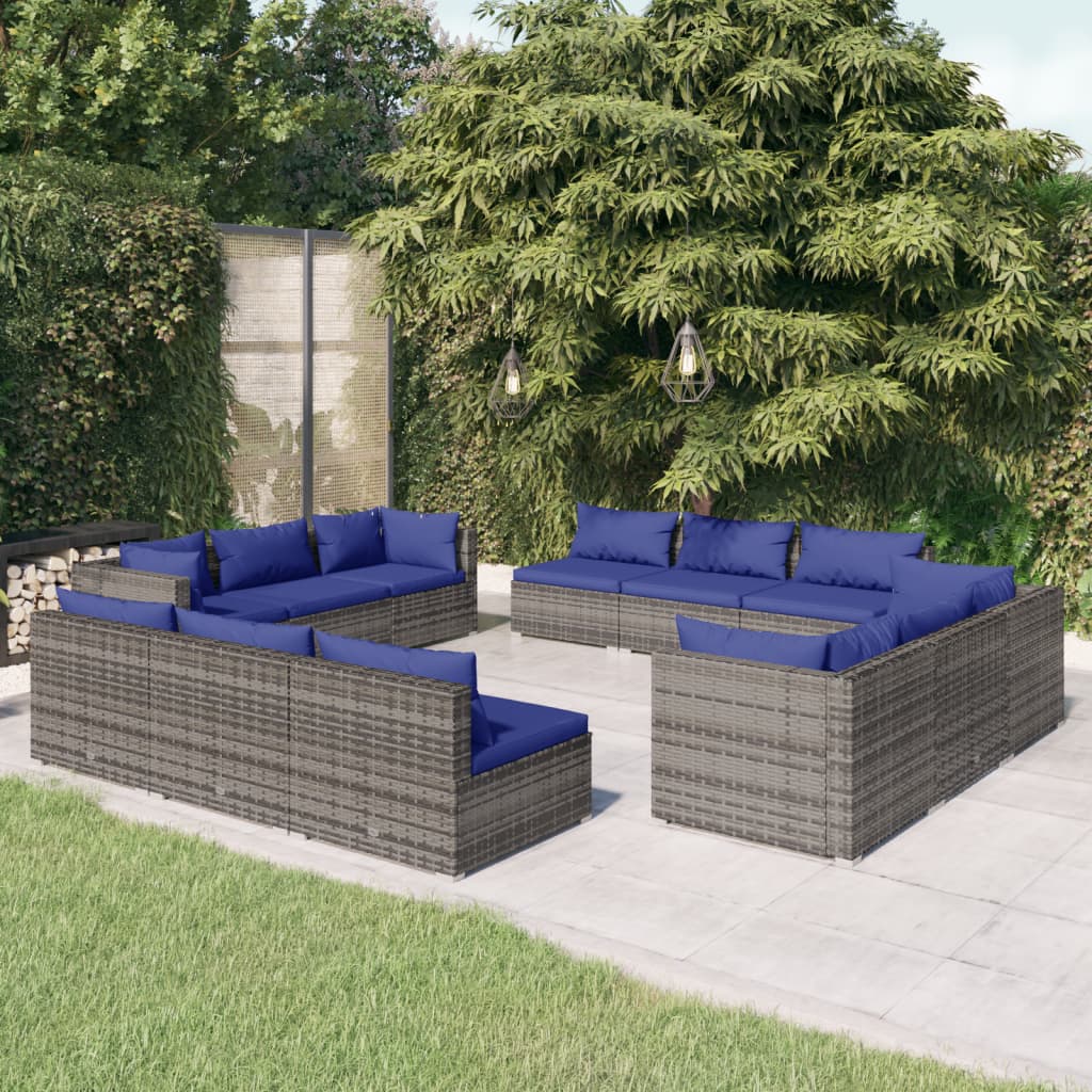 8 Piece Garden Lounge Set with Cushions Poly Rattan , Furniture -> Outdoor Furniture -> Outdoor Furniture Sets , black,Chairs -,Durable,eligant,Furniture -,Home & Garden -,Home Decor,Modern Design,new-305021,Outdoor Furniture -,Outdoor Furniture Sets,Outd