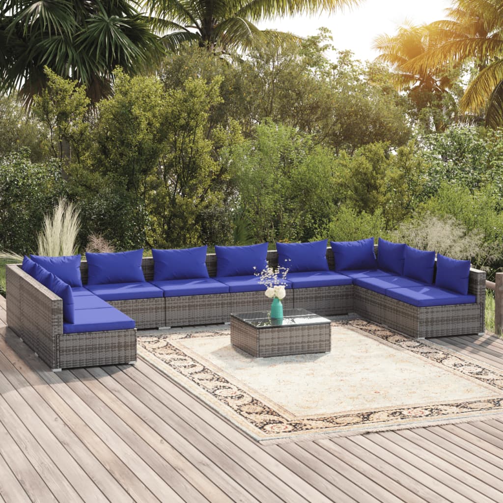 7 Piece Garden Lounge Set with Cushions Poly Rattan , Furniture -> Outdoor Furniture -> Outdoor Furniture Sets , Chairs -,Durable,eligant,Furniture -,Home & Garden -,Home Decor,Modern Design,new-305021,Outdoor Furniture -,Outdoor Furniture Sets,Outdoor Se