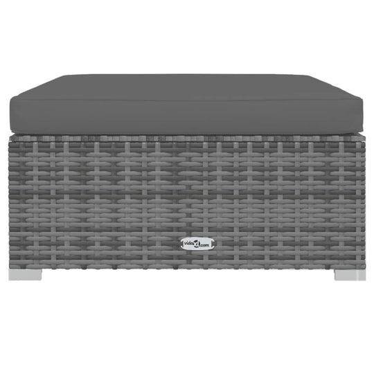 Garden Lounge 10 Piece Set with Cushions  Poly Rattan