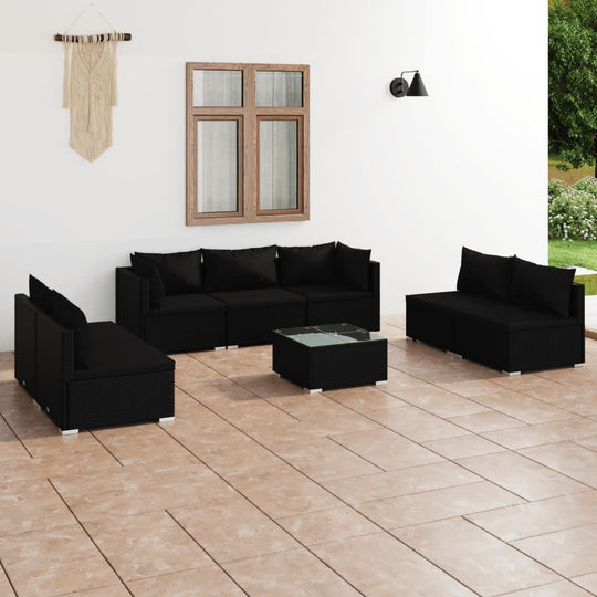 6 Piece Garden Lounge Set with Cushions Poly Rattan , Furniture -> Outdoor Furniture -> Outdoor Furniture Sets , Chairs -,Durable,eligant,Furniture -,Home & Garden -,Home Decor,Modern Design,new-305021,Outdoor Furniture -,Outdoor Furniture Sets,Outdoor Se