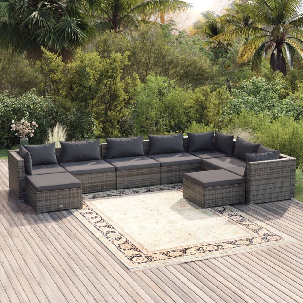 12 Piece Garden Lounge Set with Cushions Poly Rattan , Furniture -> Outdoor Furniture -> Outdoor Furniture Sets , Chairs -,Decor -,Durable,eligant,Furniture -,Home & Garden -,Home Decor,Modern Design,new-305021,Outdoor Furniture -,Outdoor Furniture Sets,O