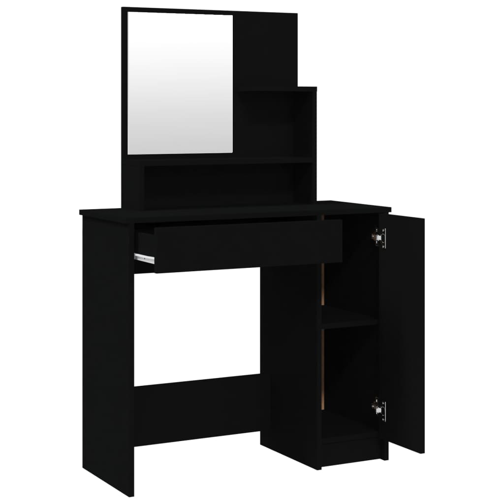 Dressing Table with Mirror 86.5x35x136 cm , Furniture -> Cabinets & Storage -> Vanity Units -> Bedroom Dressing Tables , Bedroom Dressing Tables,Cabinets & Storage -,Durable,eligant,Furniture -,Home & Garden -,Modern Design,new-305021,Vanity Units -,Woode