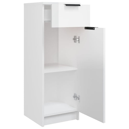 Bathroom Cabinet High Gloss 32x34x90 cm Engineered Wood , Furniture -> Cabinets & Storage -> Storage Cabinets & Lockers , Cabinets & Storage -,Durable,eligant,Furniture -,Home & Garden -,Modern Design,new-305021,Storage Cabinets & Lockers,Wooden Furniture