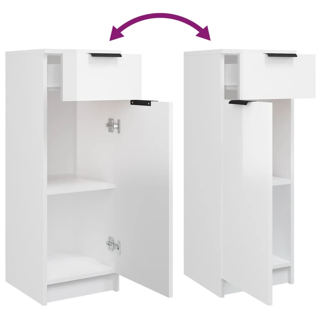 Bathroom Cabinet High Gloss 32x34x90 cm Engineered Wood , Furniture -> Cabinets & Storage -> Storage Cabinets & Lockers , Cabinets & Storage -,Durable,eligant,Furniture -,Home & Garden -,Modern Design,new-305021,Storage Cabinets & Lockers,Wooden Furniture