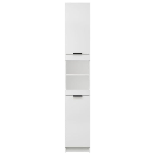 Bathroom Cabinet White 32x34x188.5 cm Engineered Wood