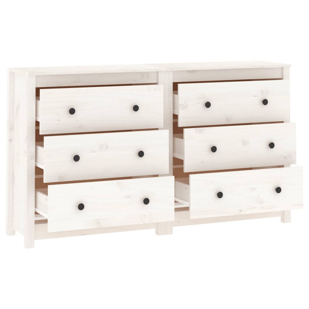 Sideboard  140x35x80 cm Solid Wood Pine