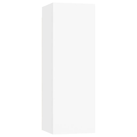 طقم خزانة تلفزيون مكون من 8 قطع من الخشب الهندسي