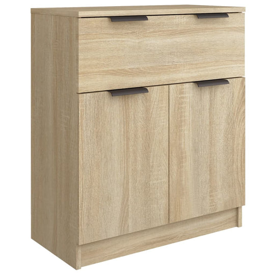 3 Piece Sideboards Sonoma Oak Engineered Wood