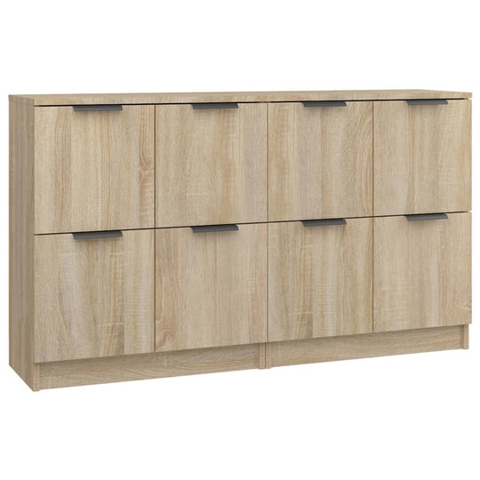 Sideboards  pcs Sonoma Oak 60x30x70 cm Engineered Wood