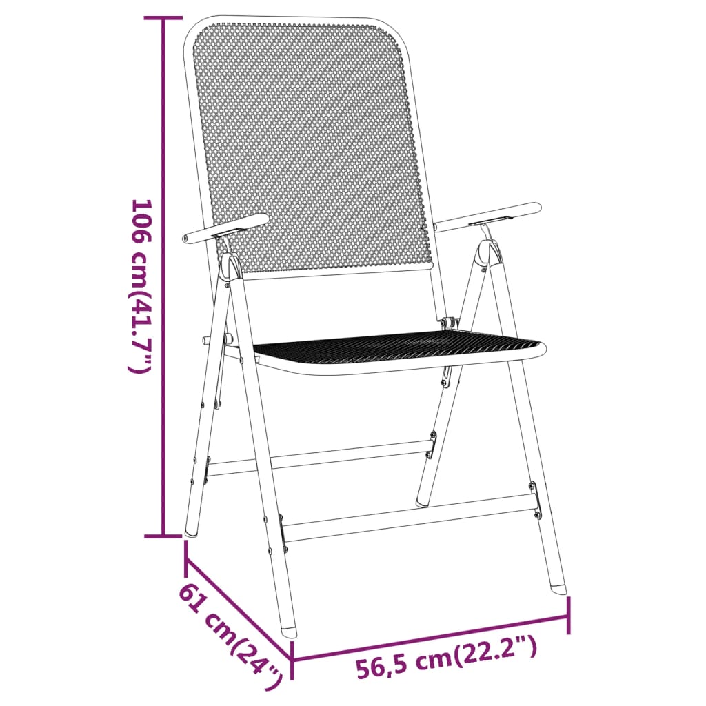 5 Piece Garden Dining Set Expanded Metal Mesh , Furniture -> Outdoor Furniture -> Outdoor Furniture Sets , Durable,eligant,Furniture -,Home & Garden -,Modern Design,new-305021,Outdoor Furniture -,Outdoor Furniture Sets