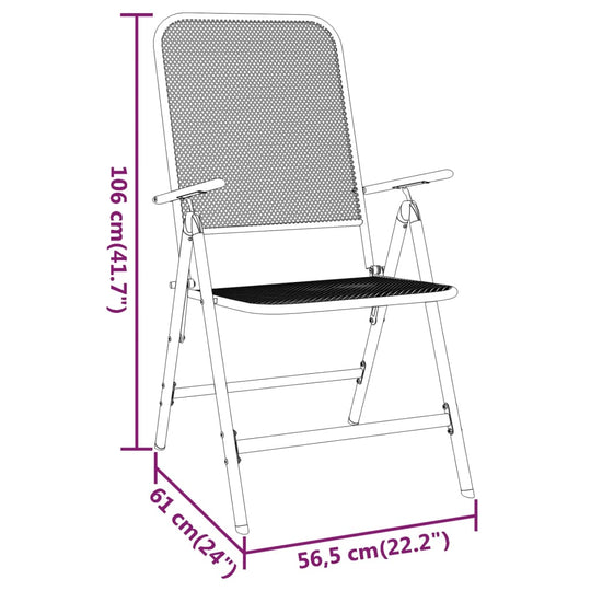 5 Piece Garden Dining Set Expanded Metal Mesh , Furniture -> Outdoor Furniture -> Outdoor Furniture Sets , Durable,eligant,Furniture -,Home & Garden -,Modern Design,new-305021,Outdoor Furniture -,Outdoor Furniture Sets